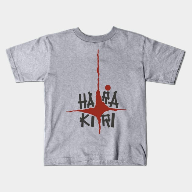 Hara Kiri movie design Kids T-Shirt by Alexventura